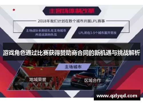 游戏角色通过比赛获得赞助商合同的新机遇与挑战解析
